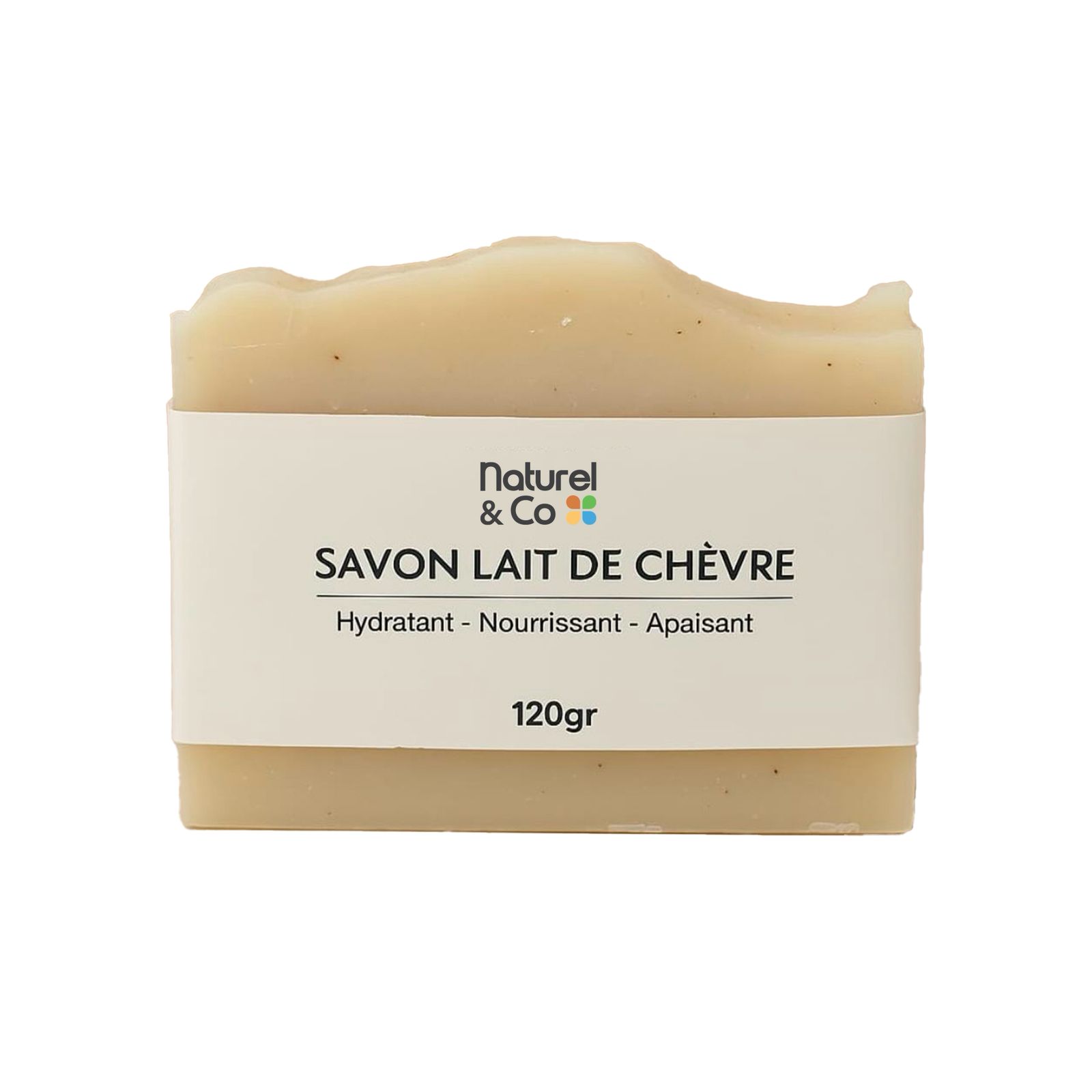 Savon saponifié à froid lait de chèvre 120g