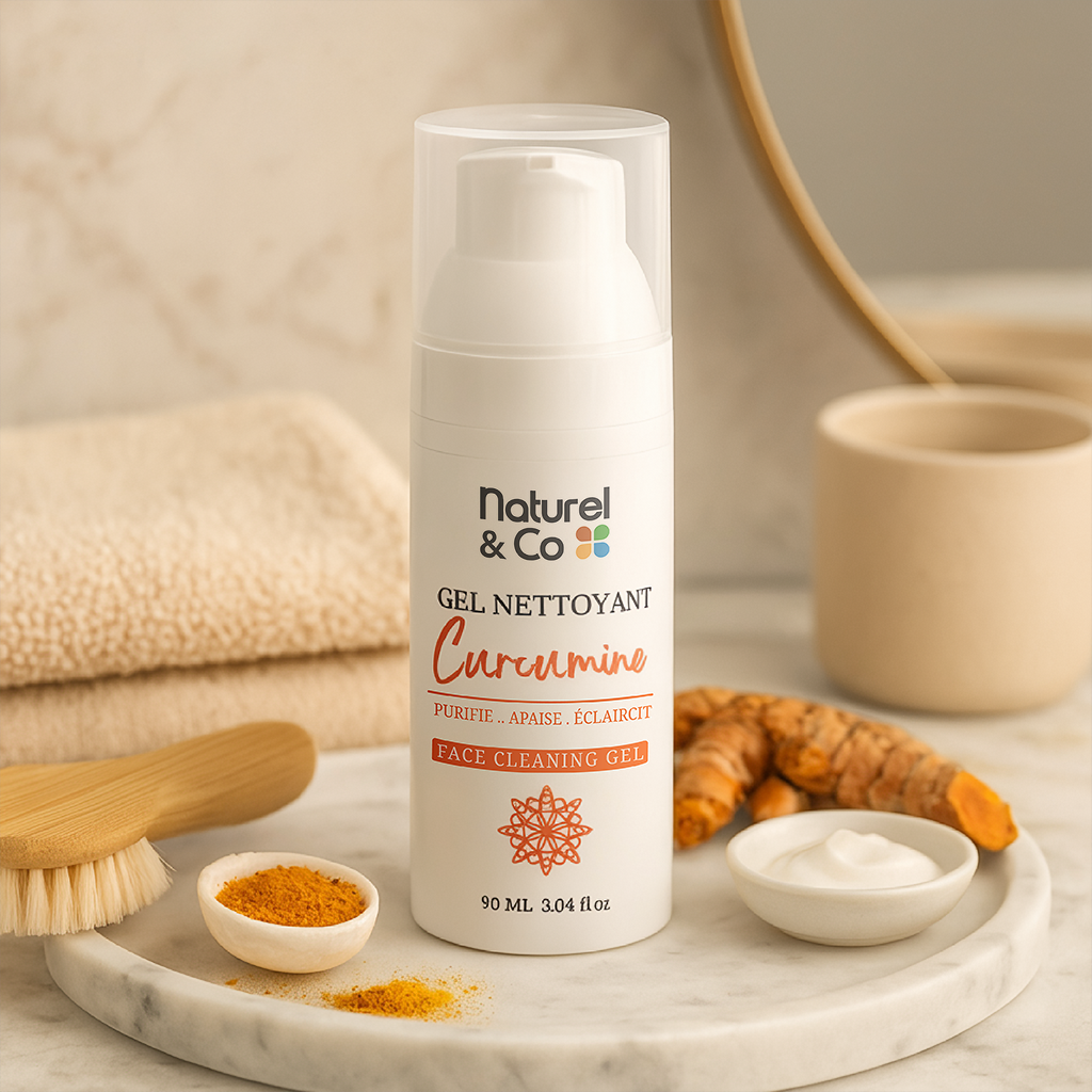 Gel nettoyant visage curcumine 90ml – Image 2