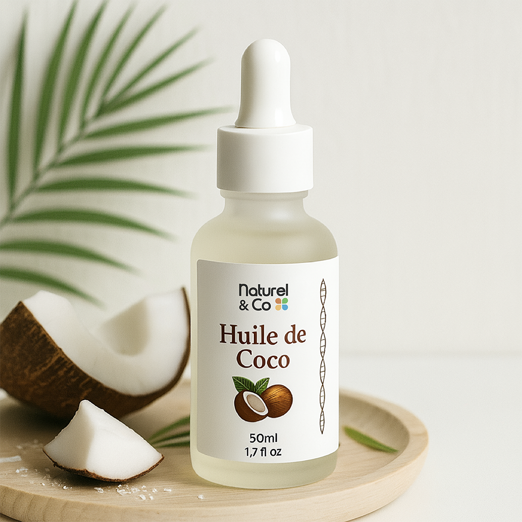 Huile végétale de coco 50ml – Image 2