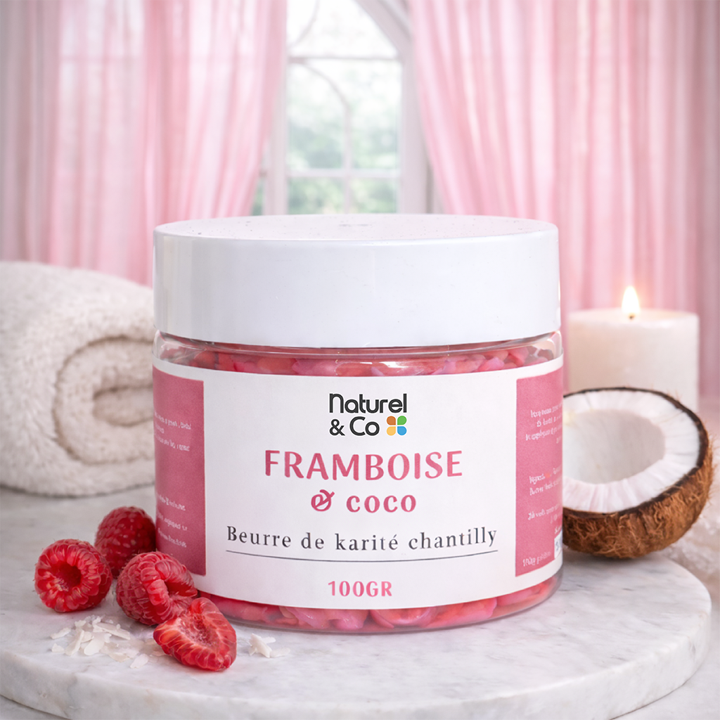 Chantilly beurre de karité framboise coco 100gr – Image 2